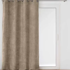Tenda in velluto chenille (140 x 260 cm) Leo Beige