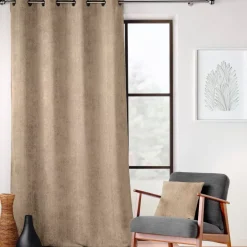 Tenda in velluto chenille (140 x 260 cm) Leo Beige