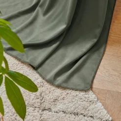 Tenda lyocell Tencel™ regolabile (140 x max 270 cm) Olivia Verde rosmarino