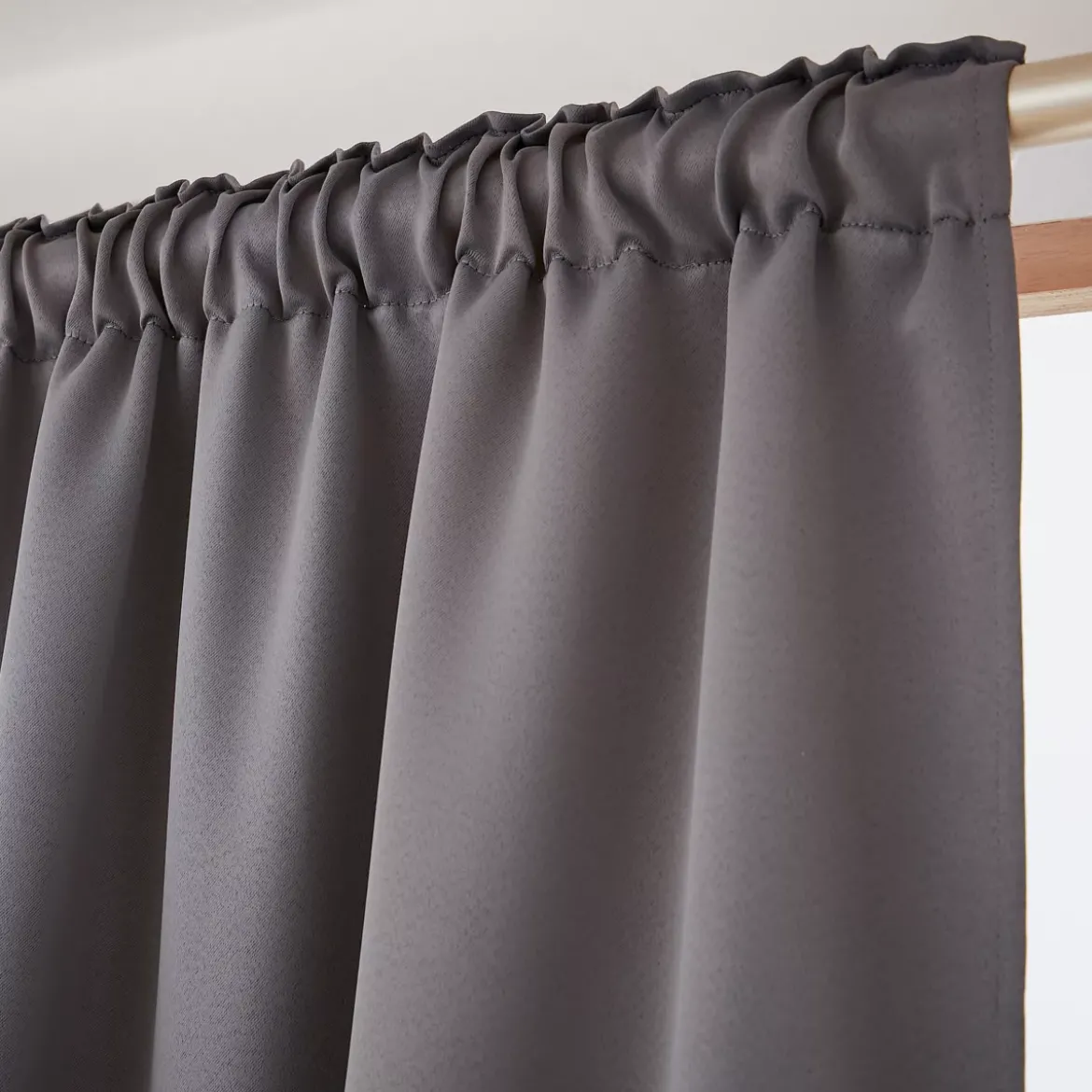Tenda oscurante a passanti nascosti (140 x 260 cm) Dark Grigio antracite