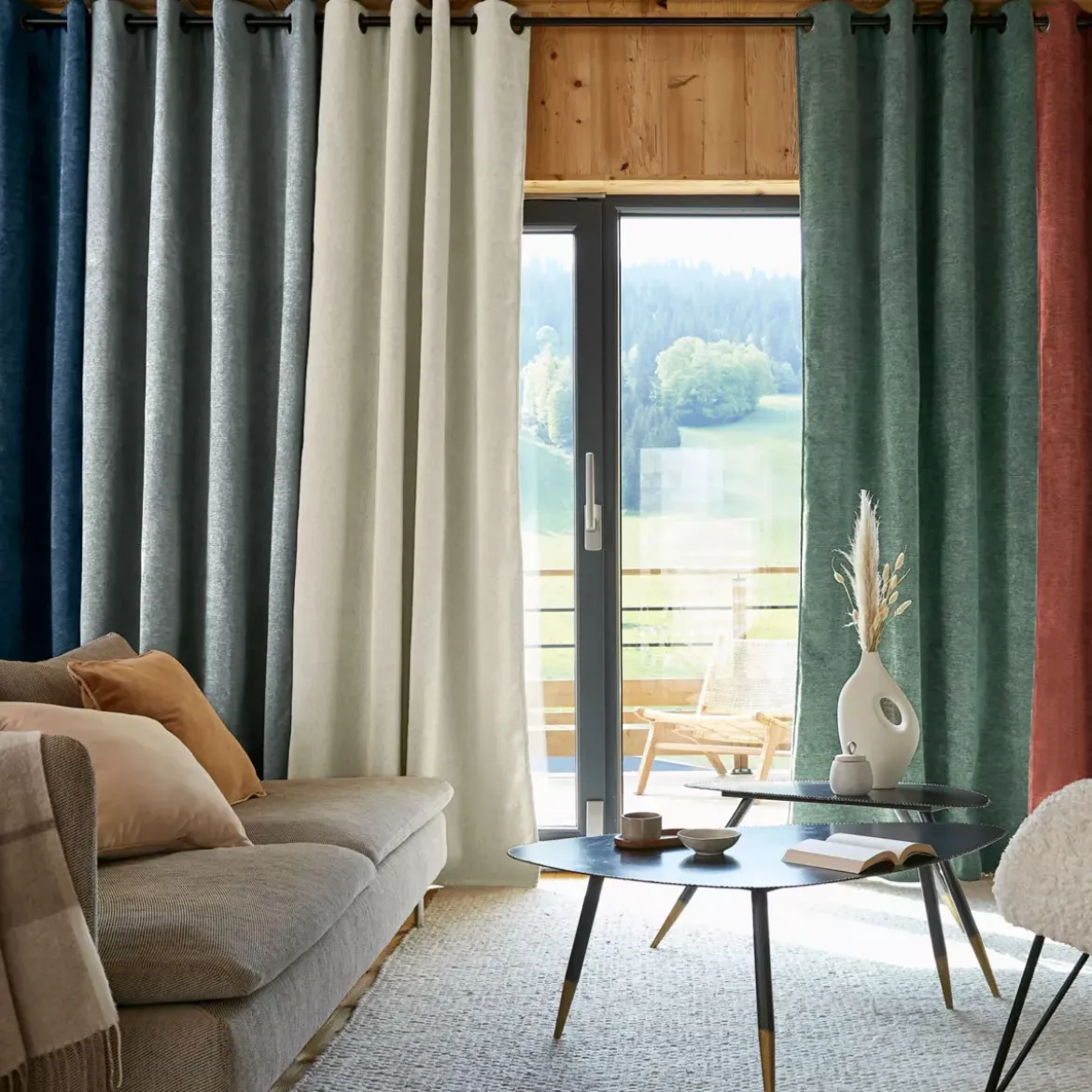 Tenda oscurante isolante Total Blackout (140 x 240 cm) Magnus Terracotta