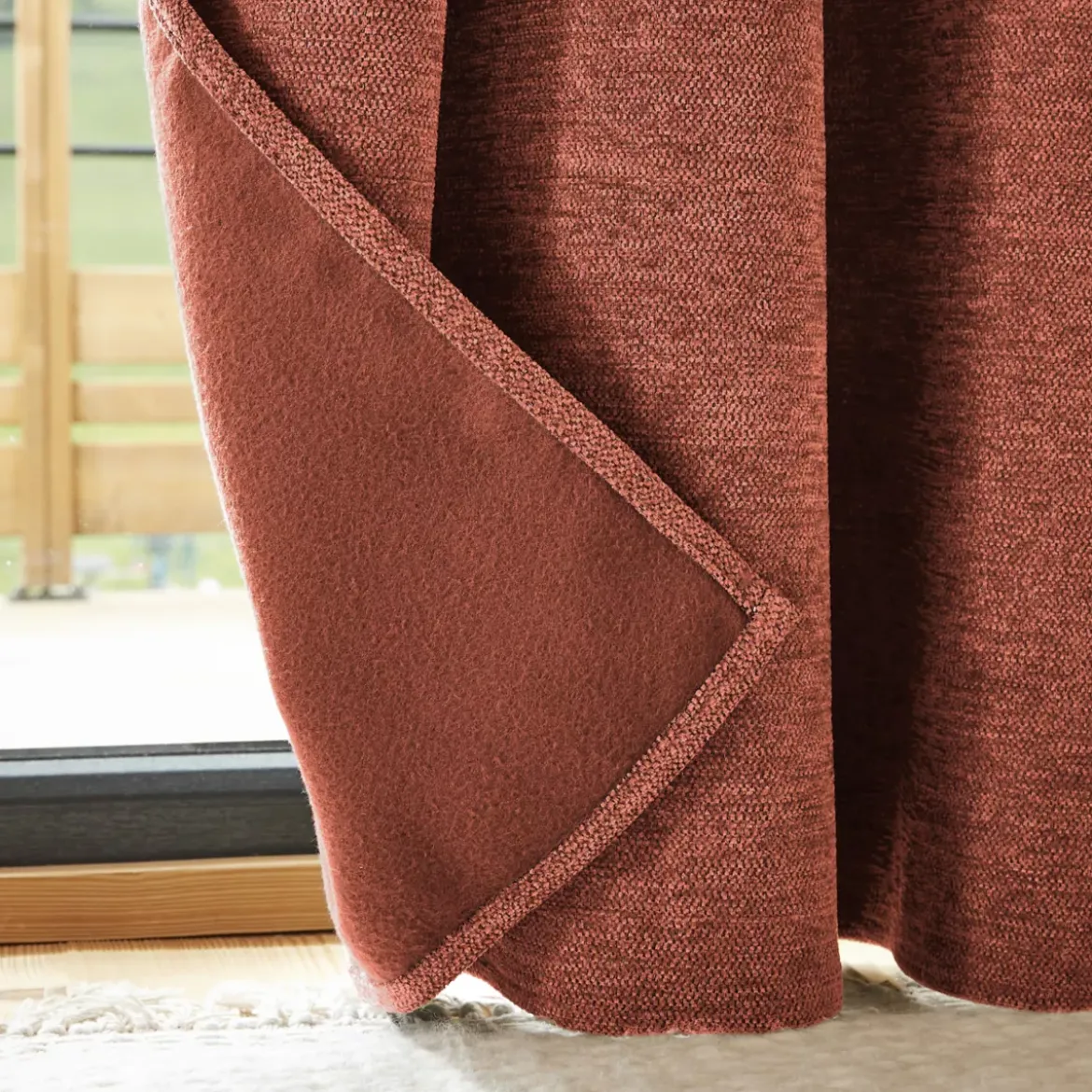 Tenda oscurante isolante Total Blackout (140 x 180 cm) Magnus Terracotta