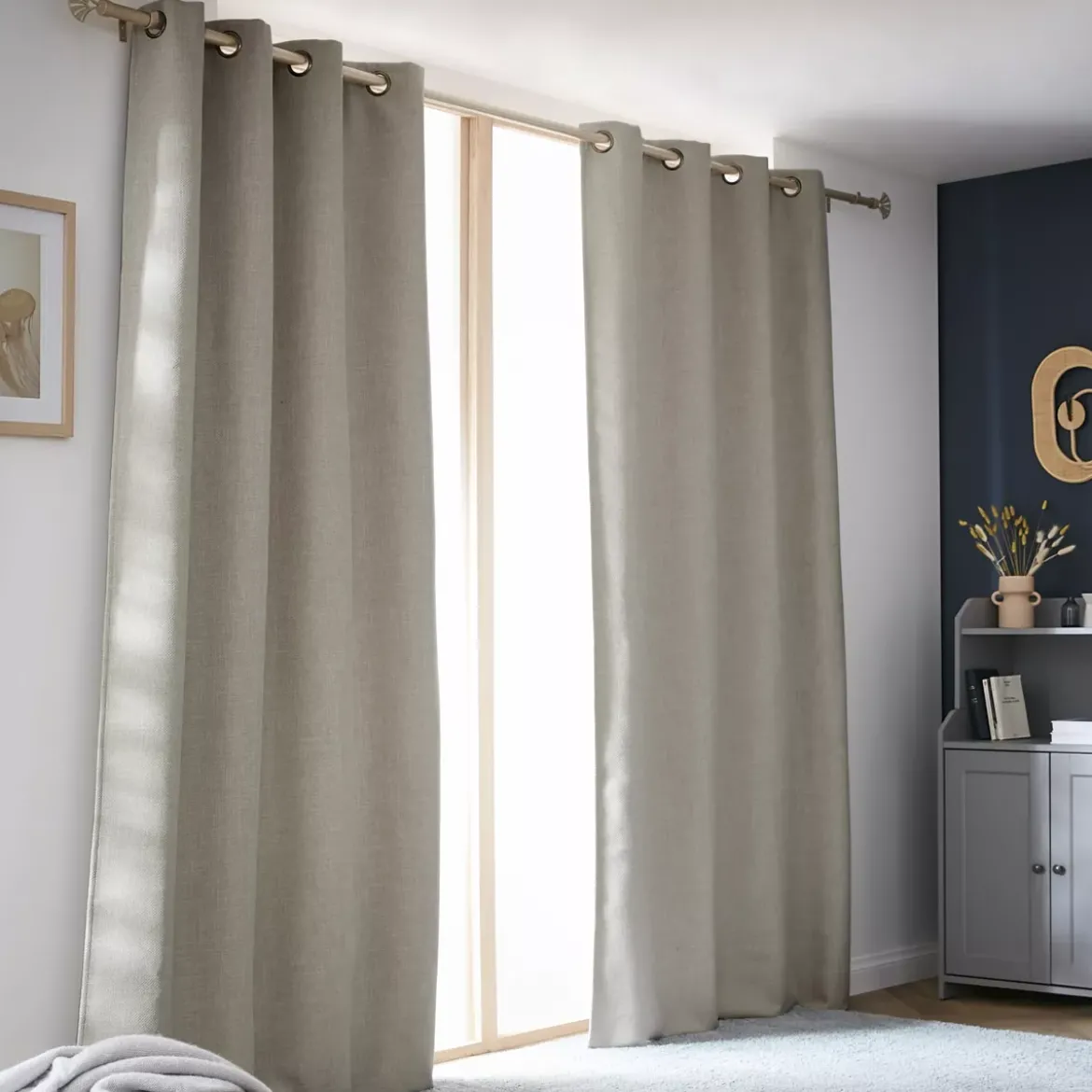 Tenda oscurante termica (140 x 240 cm) Alba Tortora