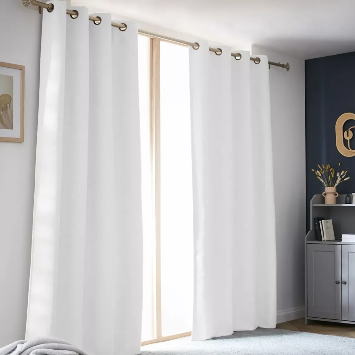 Tenda oscurante termica (140 x 240 cm) Alba Bianco perla