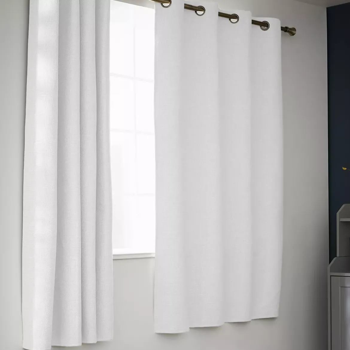 Tenda oscurante termica (140 x 180 cm) Alba Bianco perla