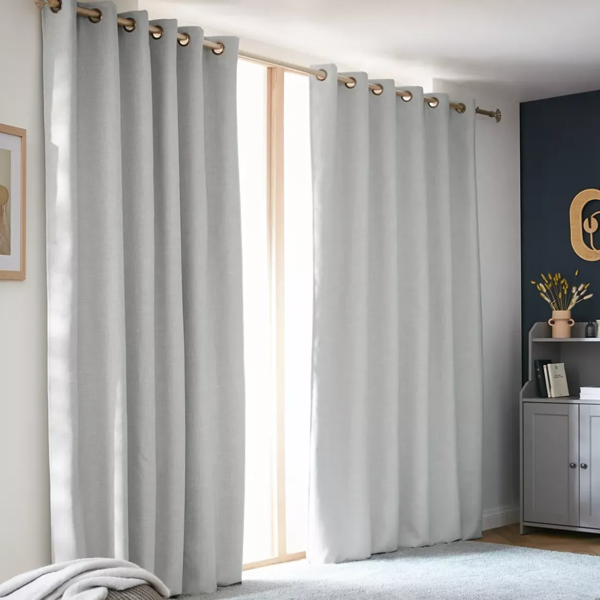 Tenda oscurante termica (180 x 260 cm) Alba Grigio