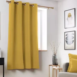 Tenda oscurante termica (140 x 180 cm) Minuit Giallo ocra