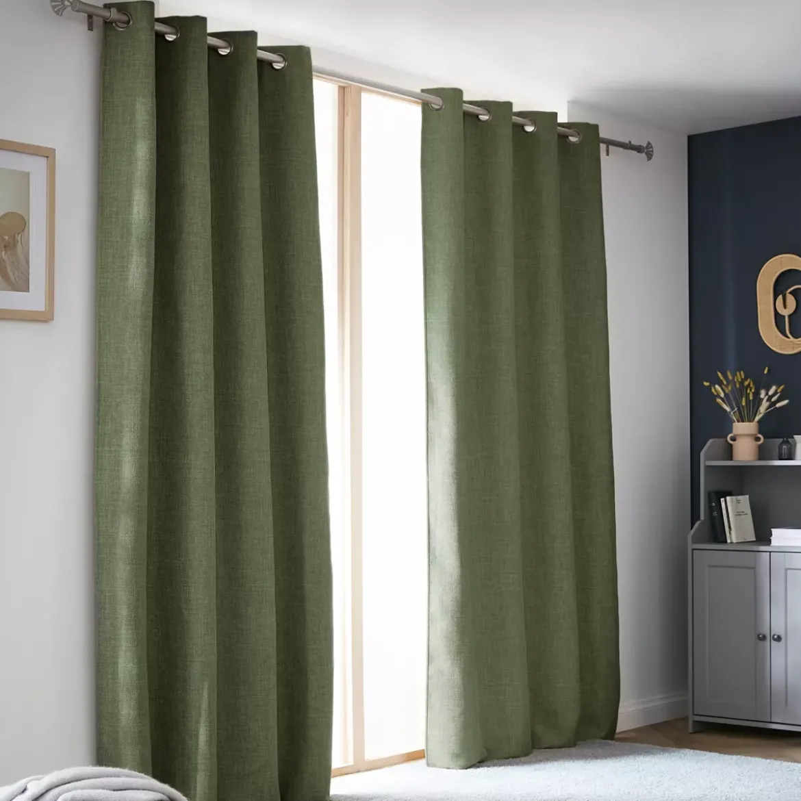 Tenda oscurante termica (140 x 280 cm) Alba Verde cachi