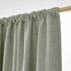 Tenda oscurante termica con passanti nascosti (180 x 260 cm) Alba Verde rosmarino