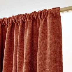 Tenda oscurante termica con passanti nascosti (180 x 260 cm) Alba Terracotta