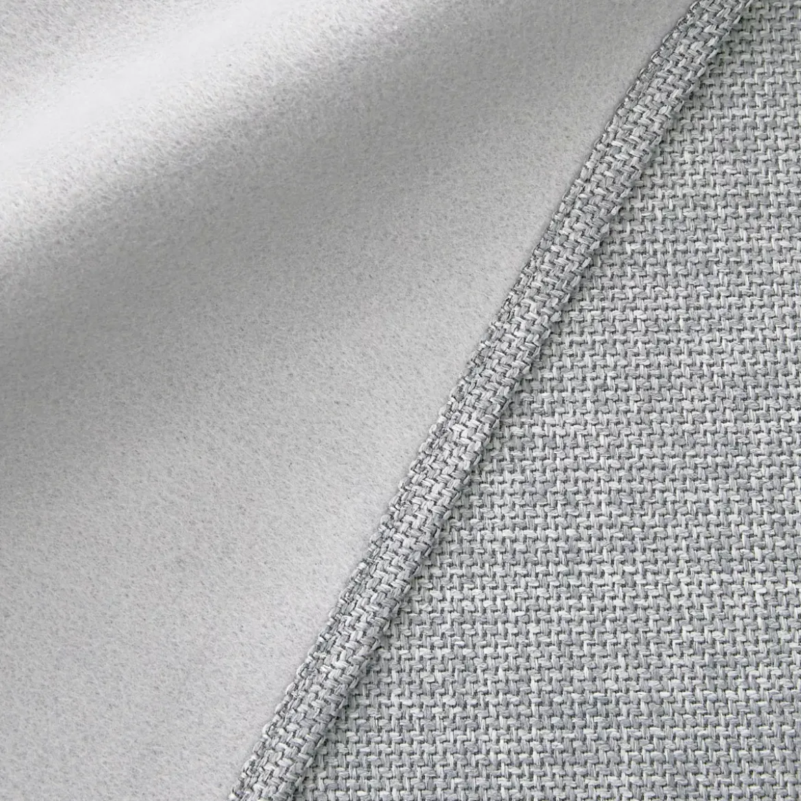 Tenda oscurante termica con passanti nascosti (180 x 260 cm) Alba Grigio