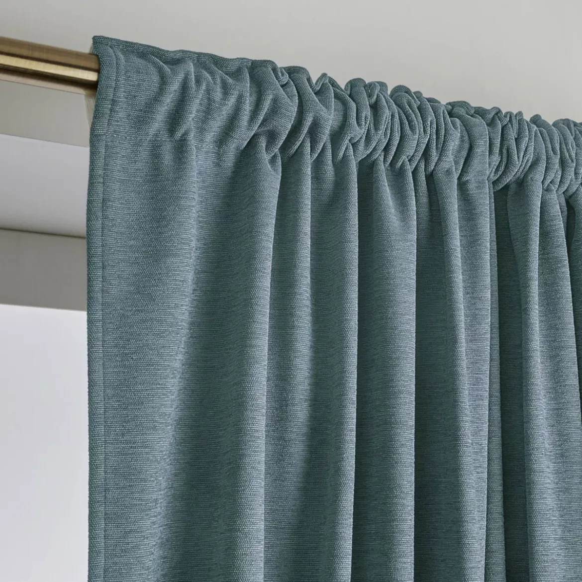 Tenda oscurante termica con passanti nascosti (280 x 240 cm) Minuit Grigio blu