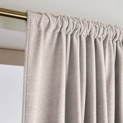 Tenda oscurante termica con passanti nascosti (280 x 240 cm) Minuit Tortora