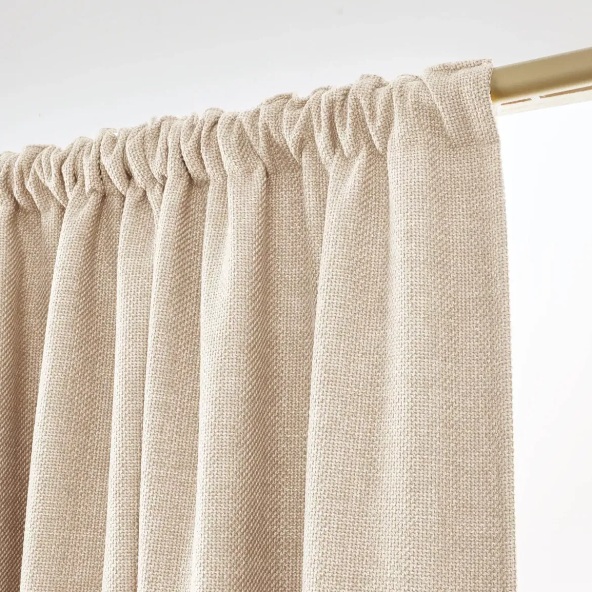 Tenda oscurante termica con passsanti nasosti (180 x 260 cm) Alba Beige