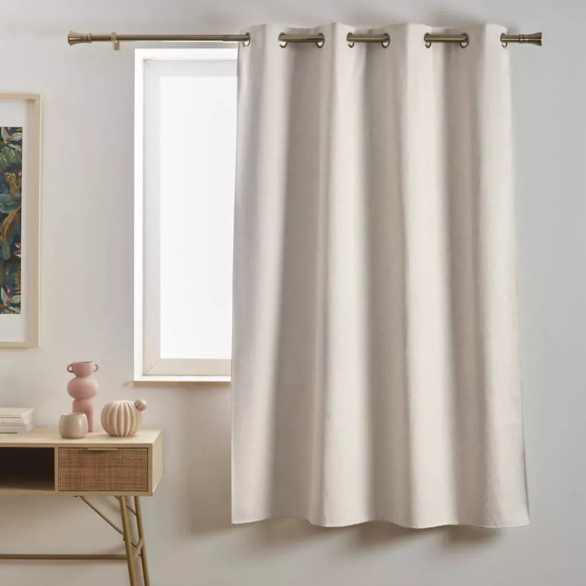 Tenda oscurante Total Blackout (140 x 180 cm) Ombra Beige sabbia