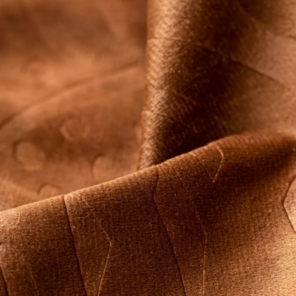 Tenda oscurante velluto (140 x 280 cm) Fern Camel