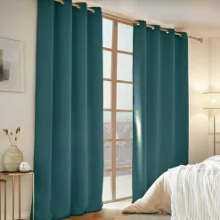 Tenda termica oscurante (140 x 280 cm) Calore Blu ottanio.