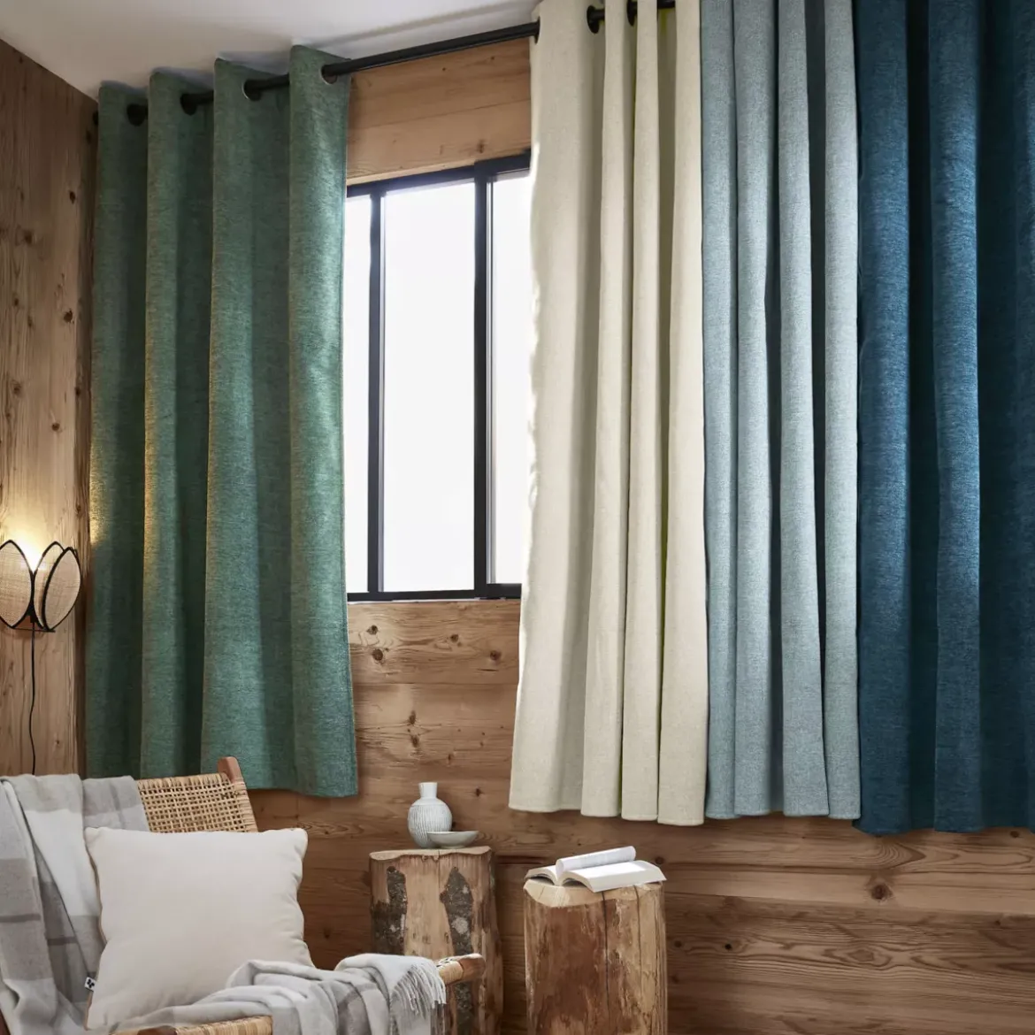 Tenda termica Total Blackout (140 x 180 cm) Magnus Verde rosmarino