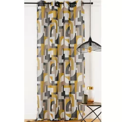 Tenda trasparente (145 x 280 cm) Antik Giallo senape