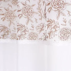 Tenda trasparente (140 x 240 cm) Rosa Marrone