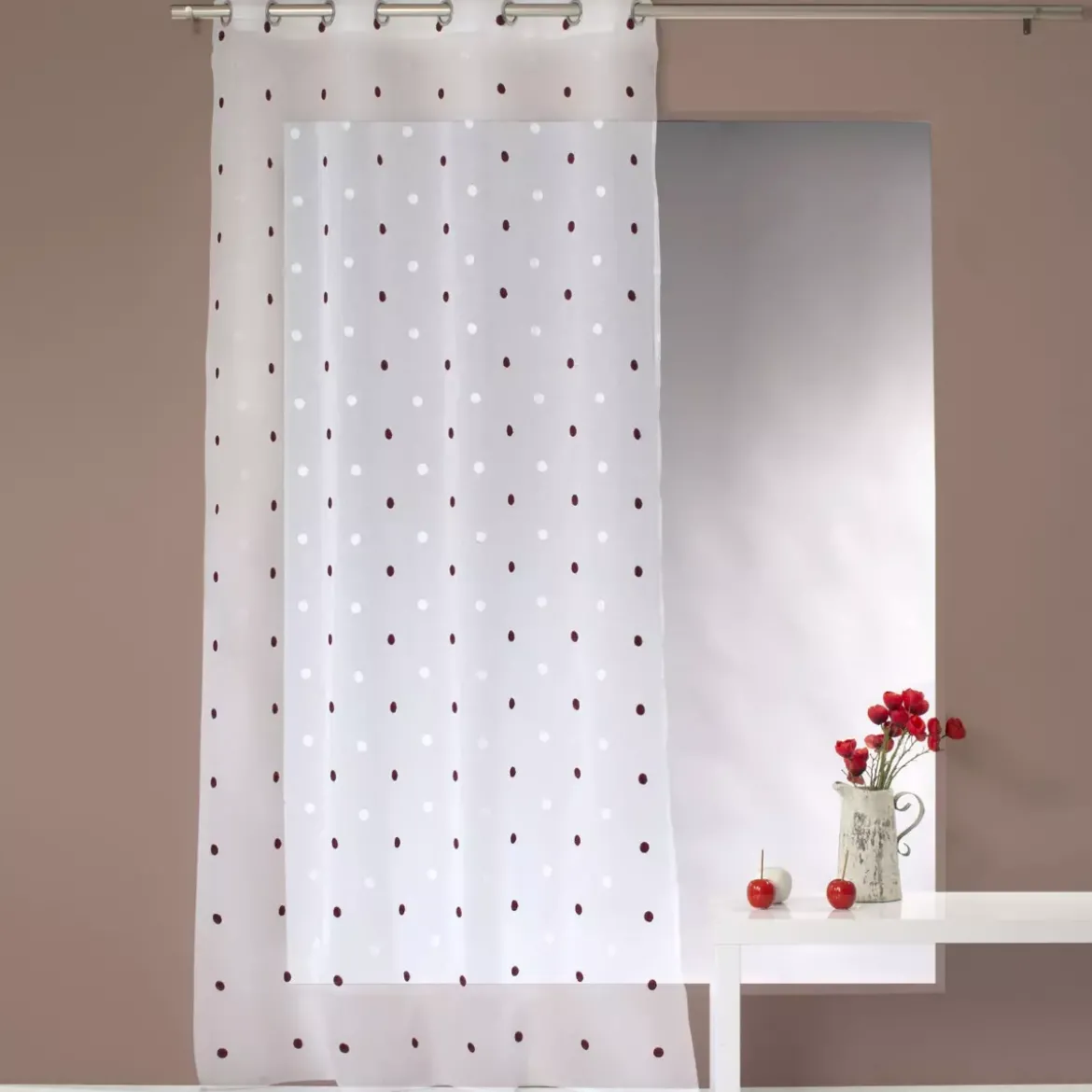 Tenda trasparente (140 x 240 cm) Smarties Bordeaux