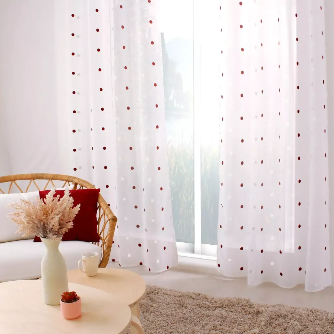 Tenda trasparente (140 x 240 cm) Smarties Bordeaux