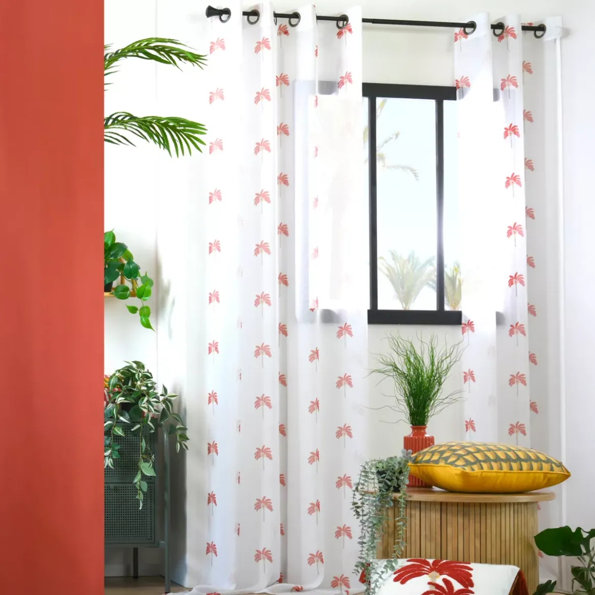 Tenda trasparente (140 x 260 cm) Maota Terracotta