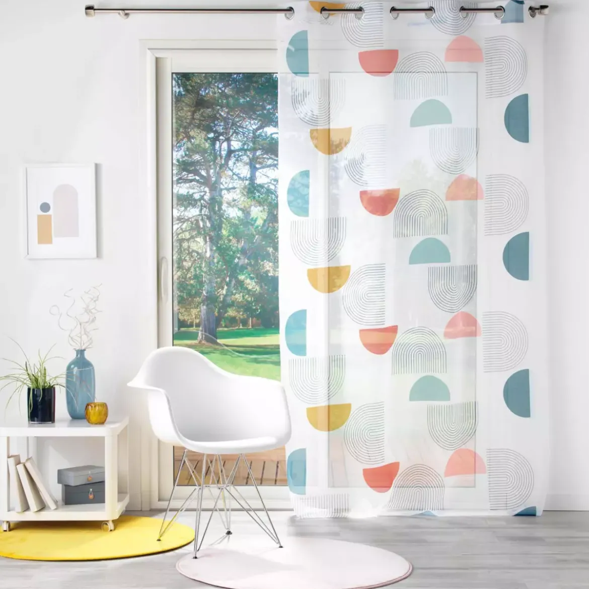 Tenda trasparente (140 x 240 cm) Popart Multicolore