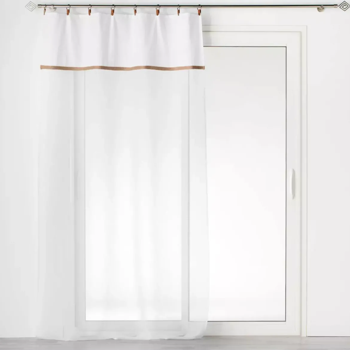 Tenda trasparente (140 x 240 cm) Leana Bianco