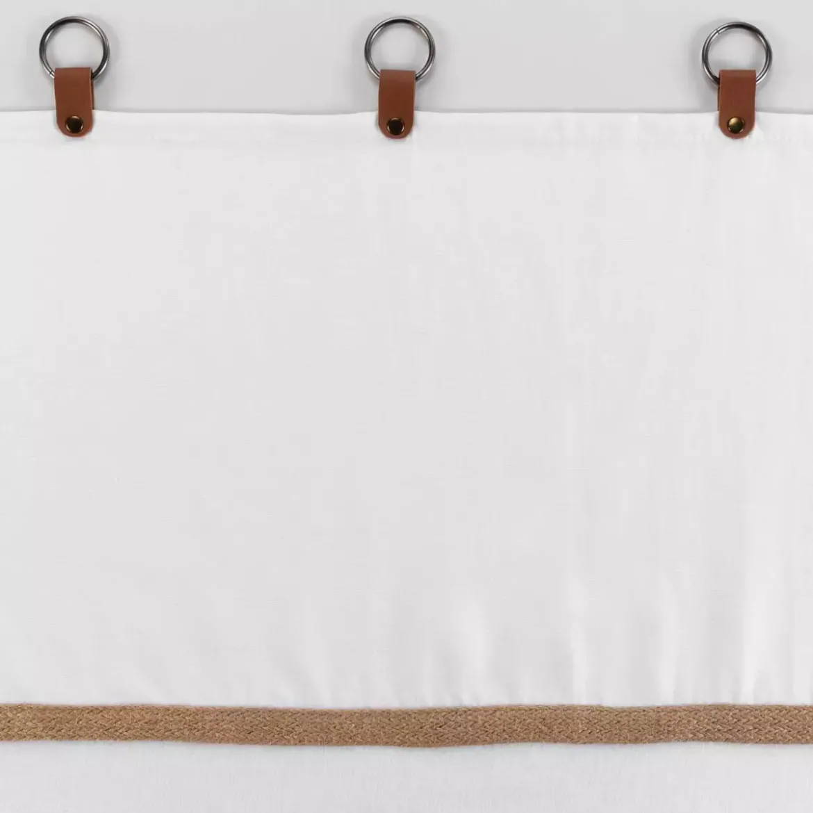 Tenda trasparente (140 x 240 cm) Leana Bianco