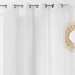 Tenda trasparente (145 x 280 cm) Givrée Bianco