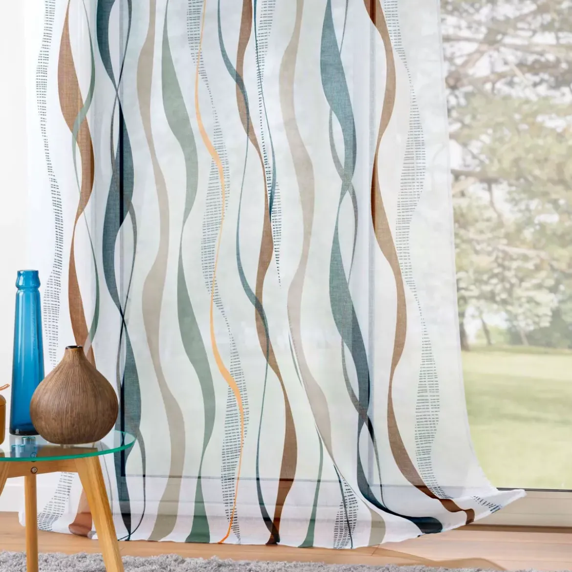 Tenda trasparente (140 x 240 cm) Lisana Multicolore