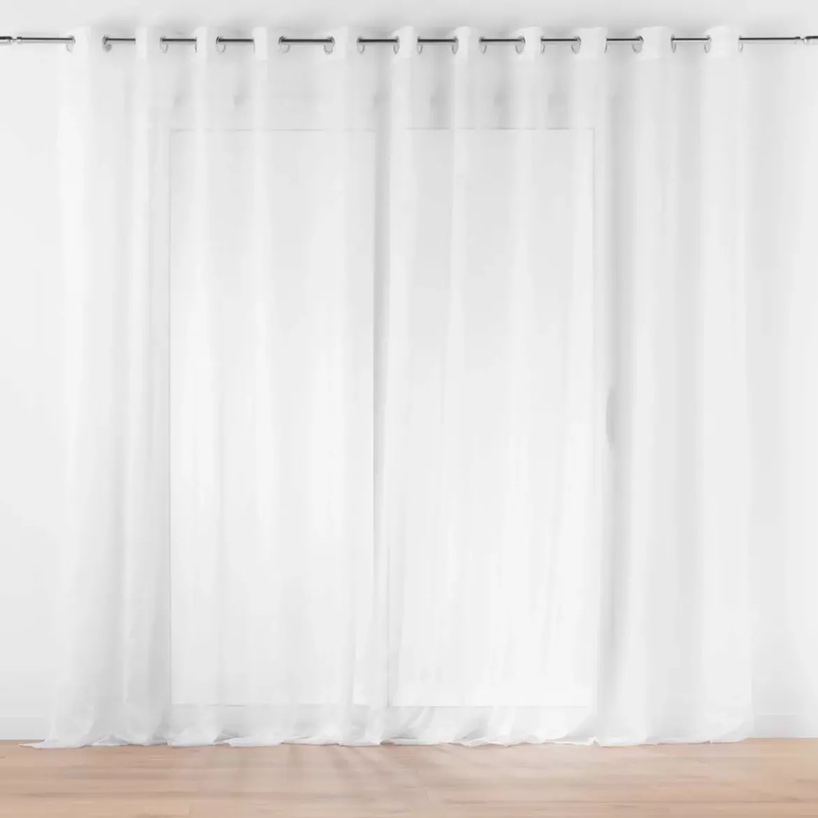 Tenda trasparente (400 x 240 cm) Lissea Bianco