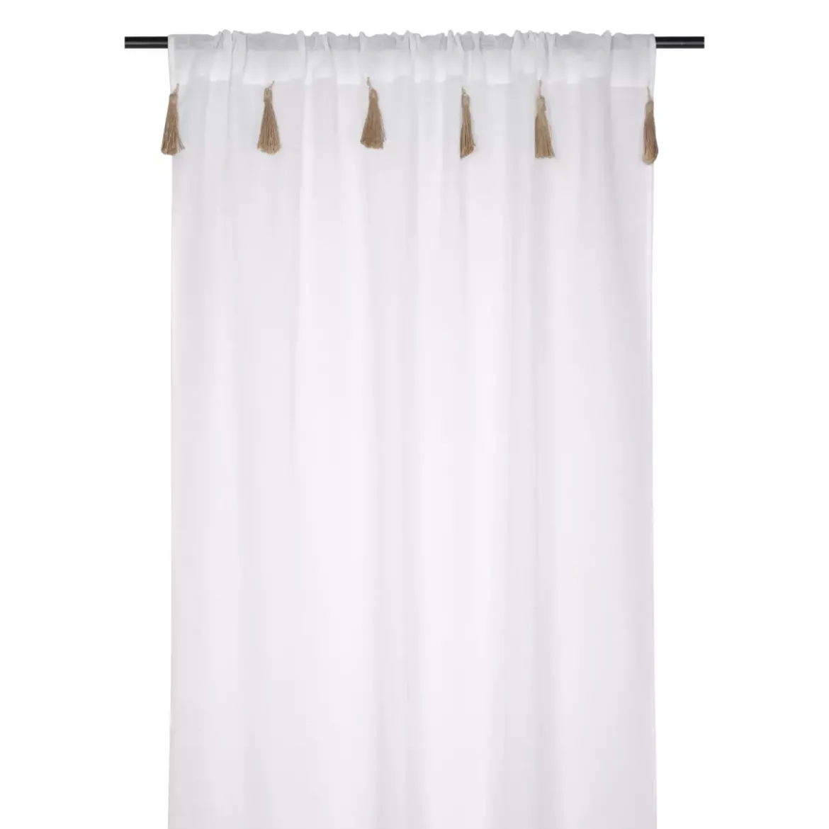 Tenda trasparente (140 x 260 cm) Ibiza Ecru