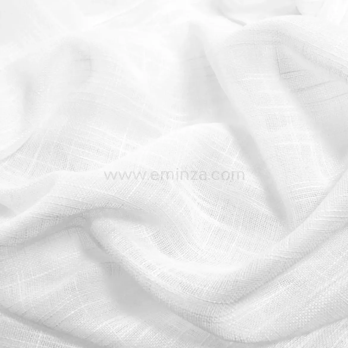 Tenda trasparente (140 x H240 cm) Alton Bianco