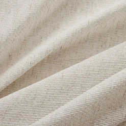 Tenda trasparente con nastri arricciati effetto lino (140 x 240 cm) Luca Beige