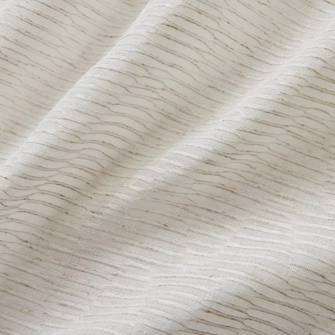 Tenda trasparente con occhielli (280 x 240 cm) Maël Beige
