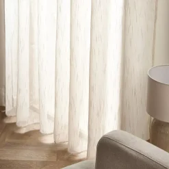 Tenda trasparente con occhielli (140 x 240 cm) Raphaël Beige