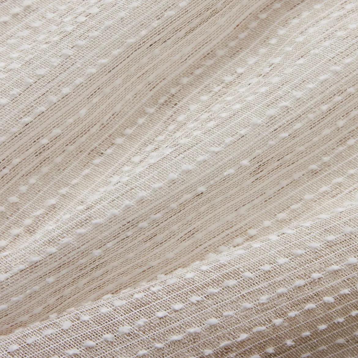 Tenda trasparente con occhielli (180 x 240 cm) Arthur Beige