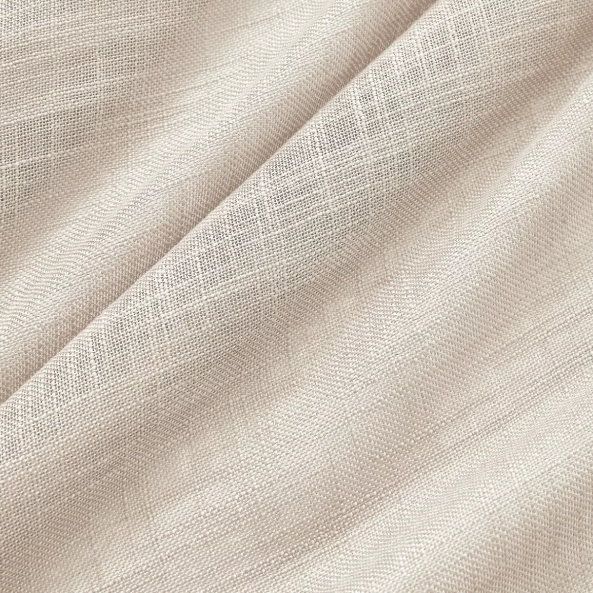 Tenda trasparente con occhielli effetto lino (140 x 280 cm) Robin Beige