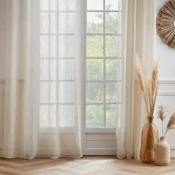 Tenda trasparente con occhielli (140 x 280 cm) Raphaël Beige