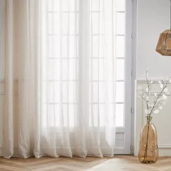 Tenda trasparente con passanti nascosti (280 x 240 cm) Arthur Beige