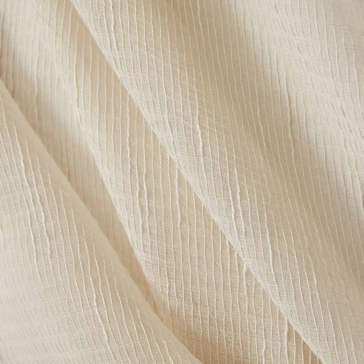 Tenda trasparente con passanti nascosti (140 x 240 cm) Raphaël Beige