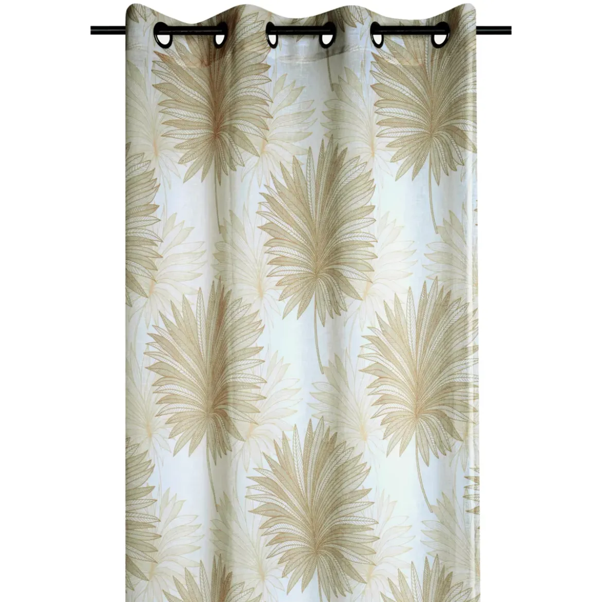 Tenda trasparente lino (140 x 260 cm) Mekong Beige