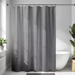 Tenda da doccia ad anelli (180 x 200 cm) Diamanti Grigio