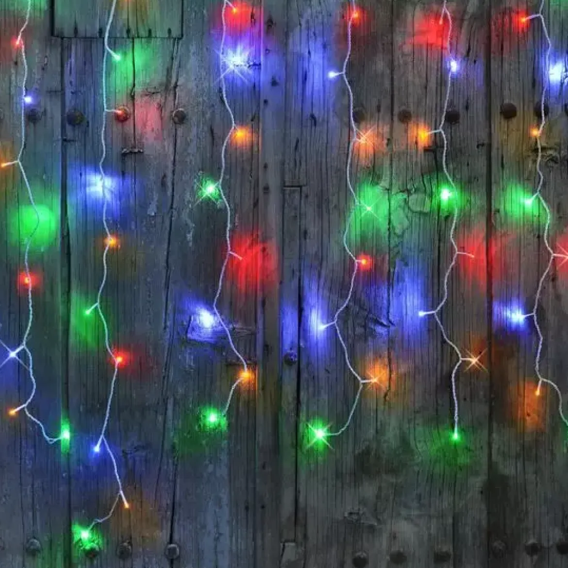 Tenda luminosa interconnettabile Alt.2 m L2 m Multicolore 96 LED