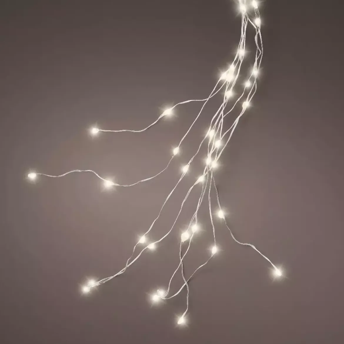 Tenda per albero Alt.2,40 m Bianco caldo 832 LED