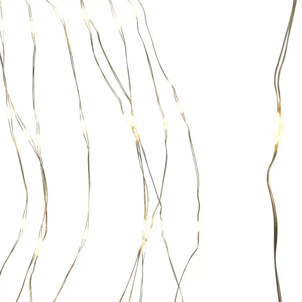 Tenda per albero Alt.2,10 m Bianco caldo 672 LED