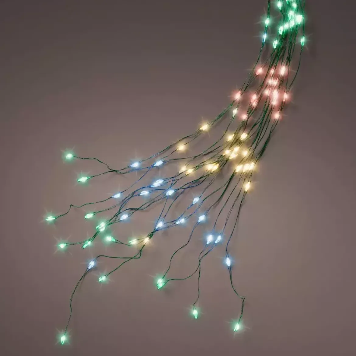 Tenda per albero Alt.2,40 m Multicolore 832 LED