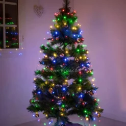 Tenda per albero Alt.2,10 m Multicolore 672 LED